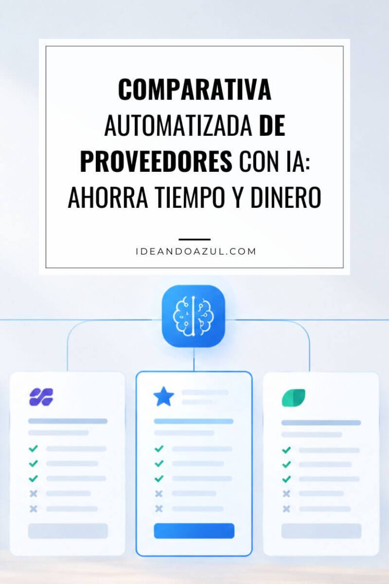 Comparativa automatizada de proveedores con IA
